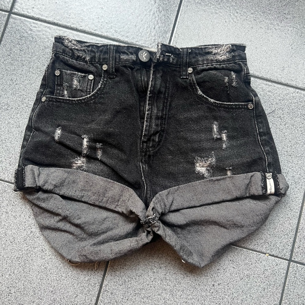 One Teaspoon High Waist Bandits Shorts